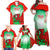 Wales Rugby Family Matching Off Shoulder Maxi Dress and Hawaiian Shirt 2023 Come On Cymru Champions World Cup - Wonder Print Shop