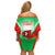 Wales Rugby Family Matching Off Shoulder Short Dress and Hawaiian Shirt 2023 Come On Cymru Champions World Cup - Wonder Print Shop