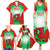 Wales Rugby Family Matching Summer Maxi Dress and Hawaiian Shirt 2023 Come On Cymru Champions World Cup - Wonder Print Shop