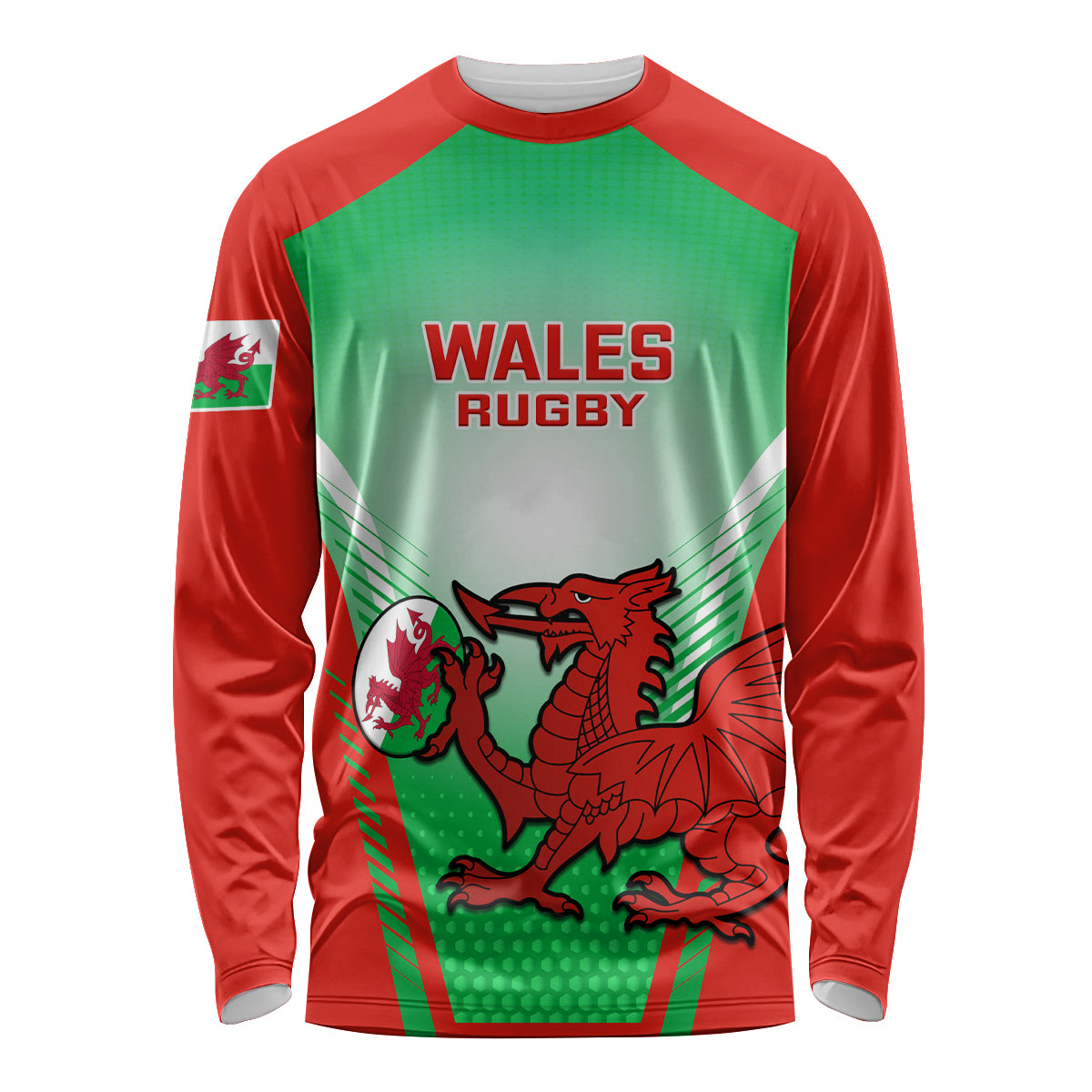 Wales Rugby Long Sleeve Shirt 2023 Come On Cymru Champions World Cup - Wonder Print Shop