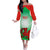 Wales Rugby Off The Shoulder Long Sleeve Dress 2023 Come On Cymru Champions World Cup - Wonder Print Shop