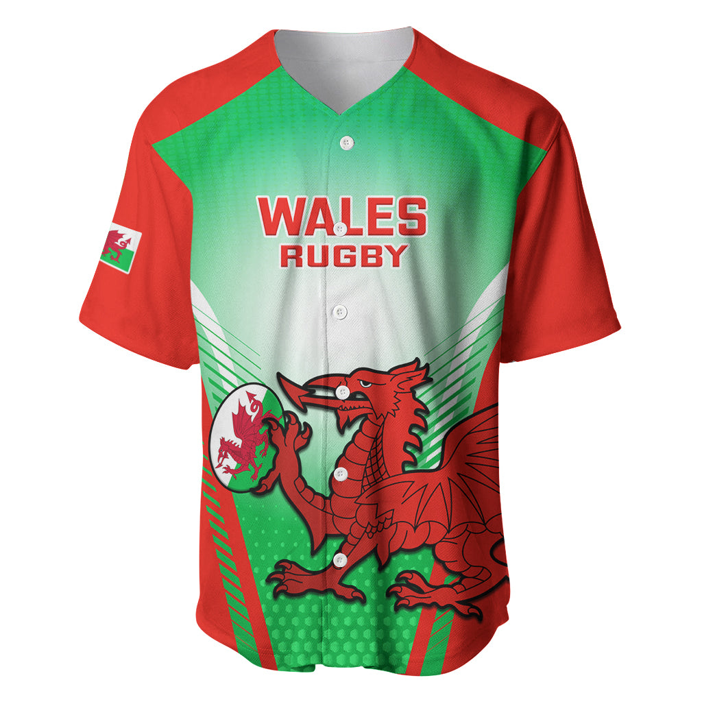 Custom Wales Rugby Baseball Jersey 2023 Come On Cymru Champions World Cup - Wonder Print Shop