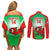 Custom Wales Rugby Couples Matching Off Shoulder Short Dress and Long Sleeve Button Shirts 2023 Come On Cymru Champions World Cup - Wonder Print Shop