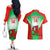 Custom Wales Rugby Couples Matching Off The Shoulder Long Sleeve Dress and Hawaiian Shirt 2023 Come On Cymru Champions World Cup - Wonder Print Shop