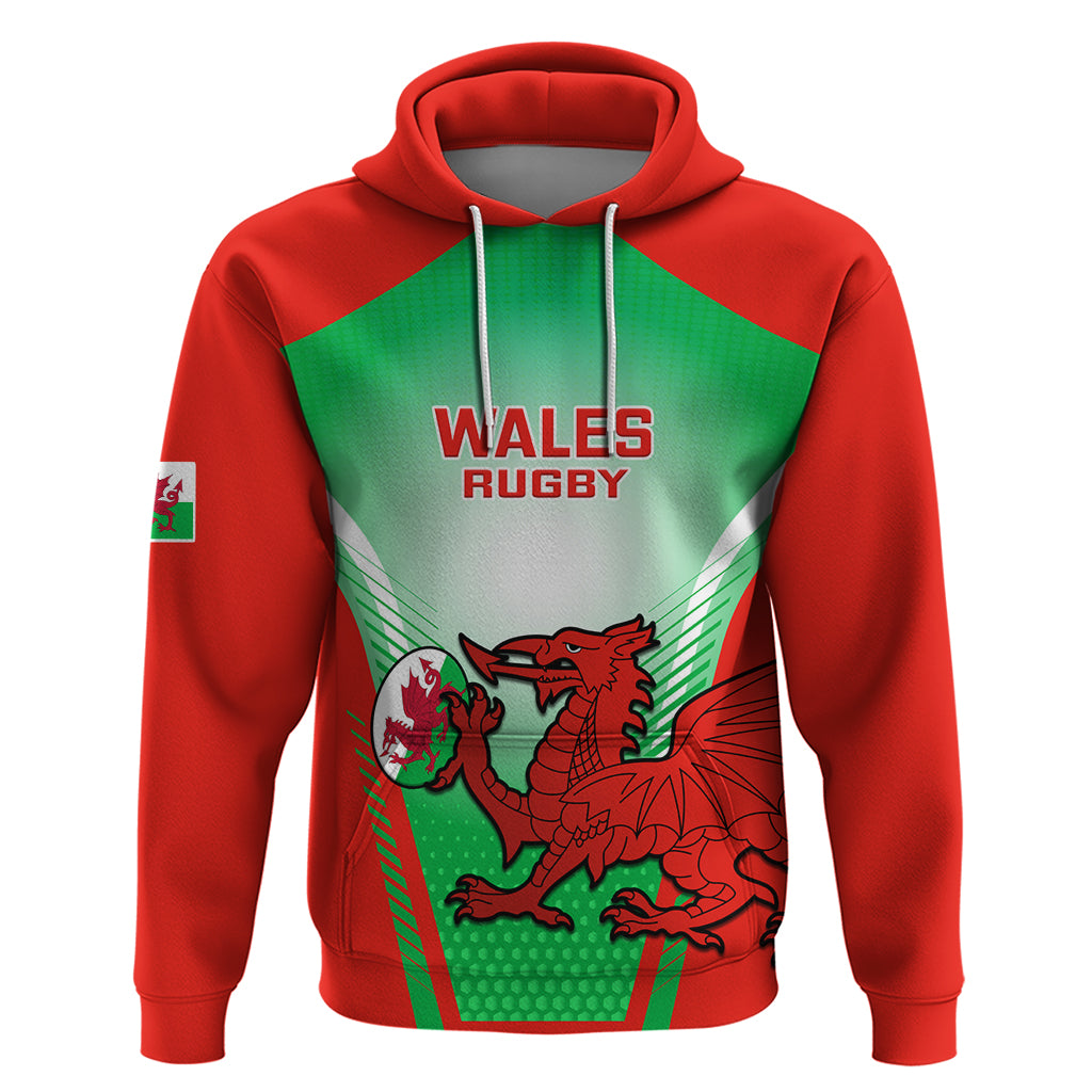 Custom Wales Rugby Hoodie 2023 Come On Cymru Champions World Cup - Wonder Print Shop