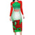 Custom Wales Rugby Long Sleeve Bodycon Dress 2023 Come On Cymru Champions World Cup - Wonder Print Shop