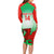 Custom Wales Rugby Long Sleeve Bodycon Dress 2023 Come On Cymru Champions World Cup - Wonder Print Shop