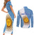 Argentina Rugby Couples Matching Short Sleeve Bodycon Dress and Long Sleeve Button Shirts 2023 Go Champions Los Pumas World Cup - Wonder Print Shop