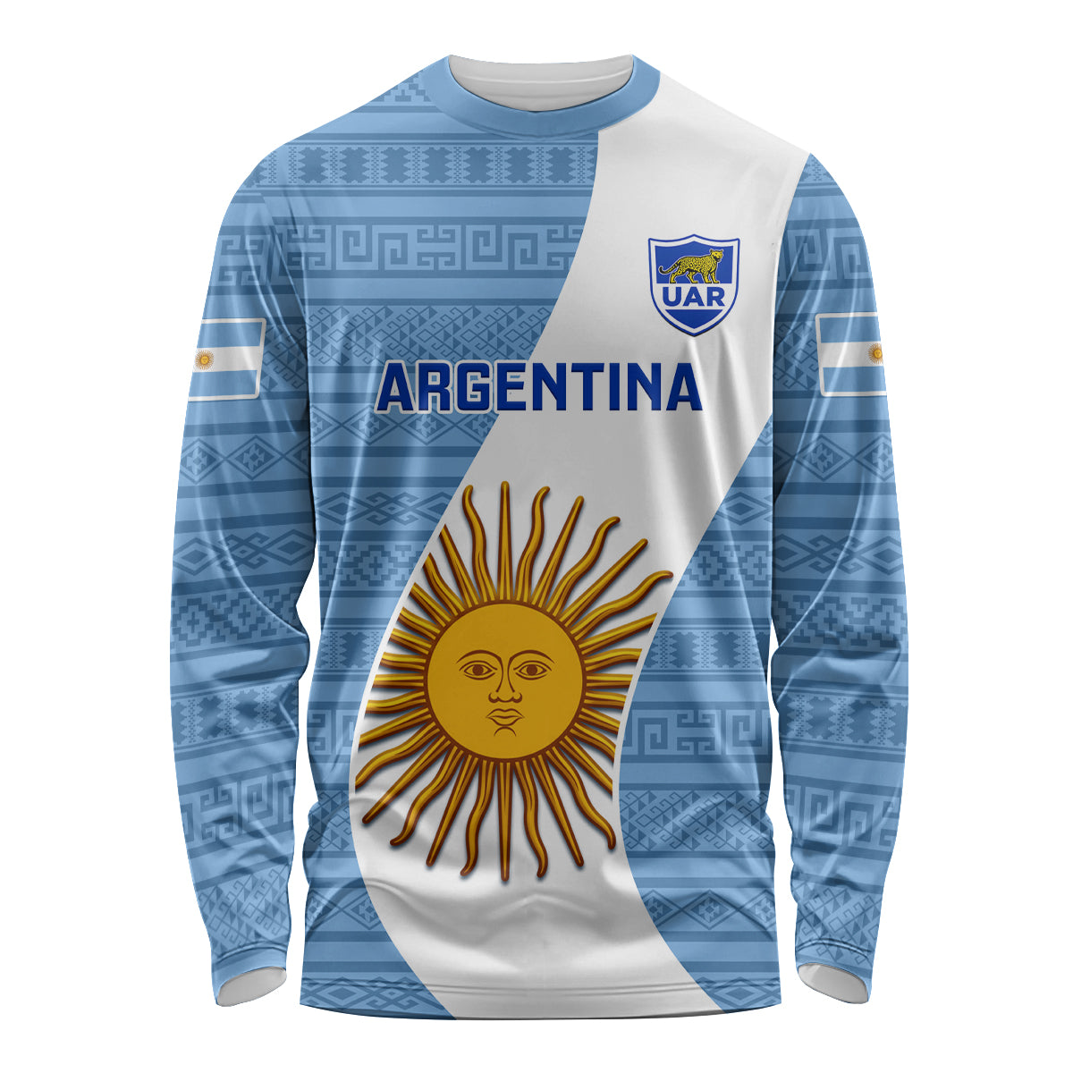 Argentina Rugby Long Sleeve Shirt 2023 Go Champions Los Pumas World Cup - Wonder Print Shop