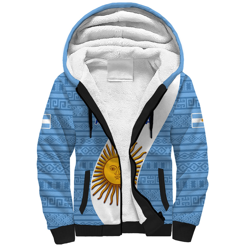 Argentina Rugby Sherpa Hoodie 2023 Go Champions Los Pumas World Cup - Wonder Print Shop