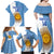 Custom Argentina Rugby Family Matching Off Shoulder Maxi Dress and Hawaiian Shirt 2023 Go Champions Los Pumas World Cup - Wonder Print Shop