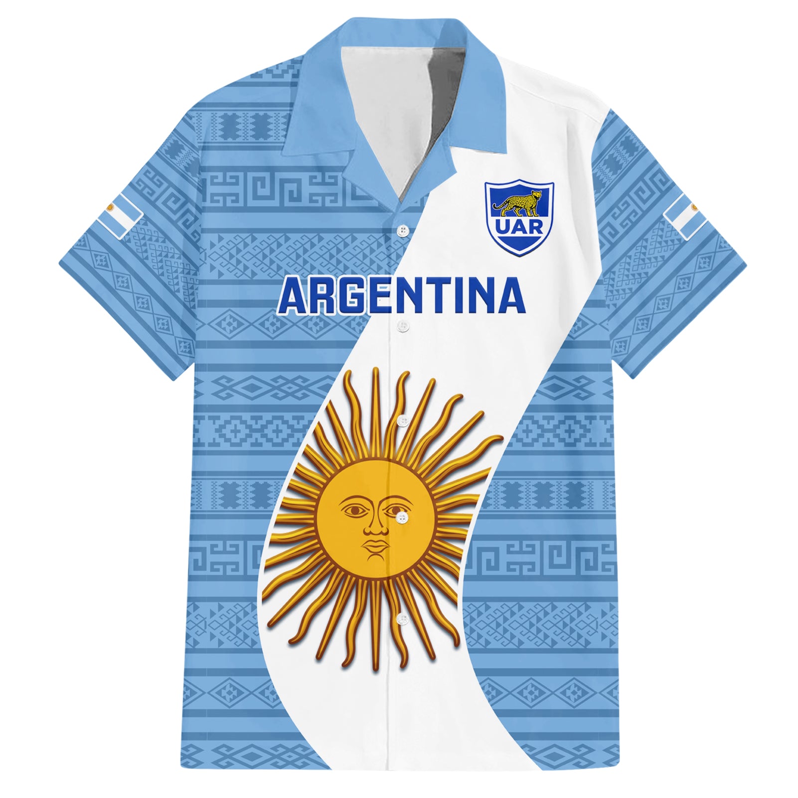 Custom Argentina Rugby Hawaiian Shirt 2023 Go Champions Los Pumas World Cup - Wonder Print Shop