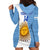 Custom Argentina Rugby Hoodie Dress 2023 Go Champions Los Pumas World Cup - Wonder Print Shop