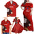 Chile Rugby Family Matching Off Shoulder Maxi Dress and Hawaiian Shirt 2023 Los Condores Grunge Style - Wonder Print Shop