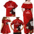 Chile Rugby Family Matching Off Shoulder Maxi Dress and Hawaiian Shirt 2023 Los Condores Grunge Style - Wonder Print Shop