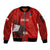 Chile Rugby Sleeve Zip Bomber Jacket 2023 Los Condores Grunge Style - Wonder Print Shop