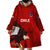 Chile Rugby Wearable Blanket Hoodie 2023 Los Condores Grunge Style - Wonder Print Shop