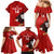 Custom Chile Rugby Family Matching Mermaid Dress and Hawaiian Shirt 2023 Los Condores Grunge Style - Wonder Print Shop