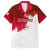 England Rugby Family Matching Long Sleeve Bodycon Dress and Hawaiian Shirt 2023 Go Champions World Cup Red Rose - Wonder Print Shop