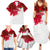 England Rugby Family Matching Summer Maxi Dress and Hawaiian Shirt 2023 Go Champions World Cup Red Rose - Wonder Print Shop