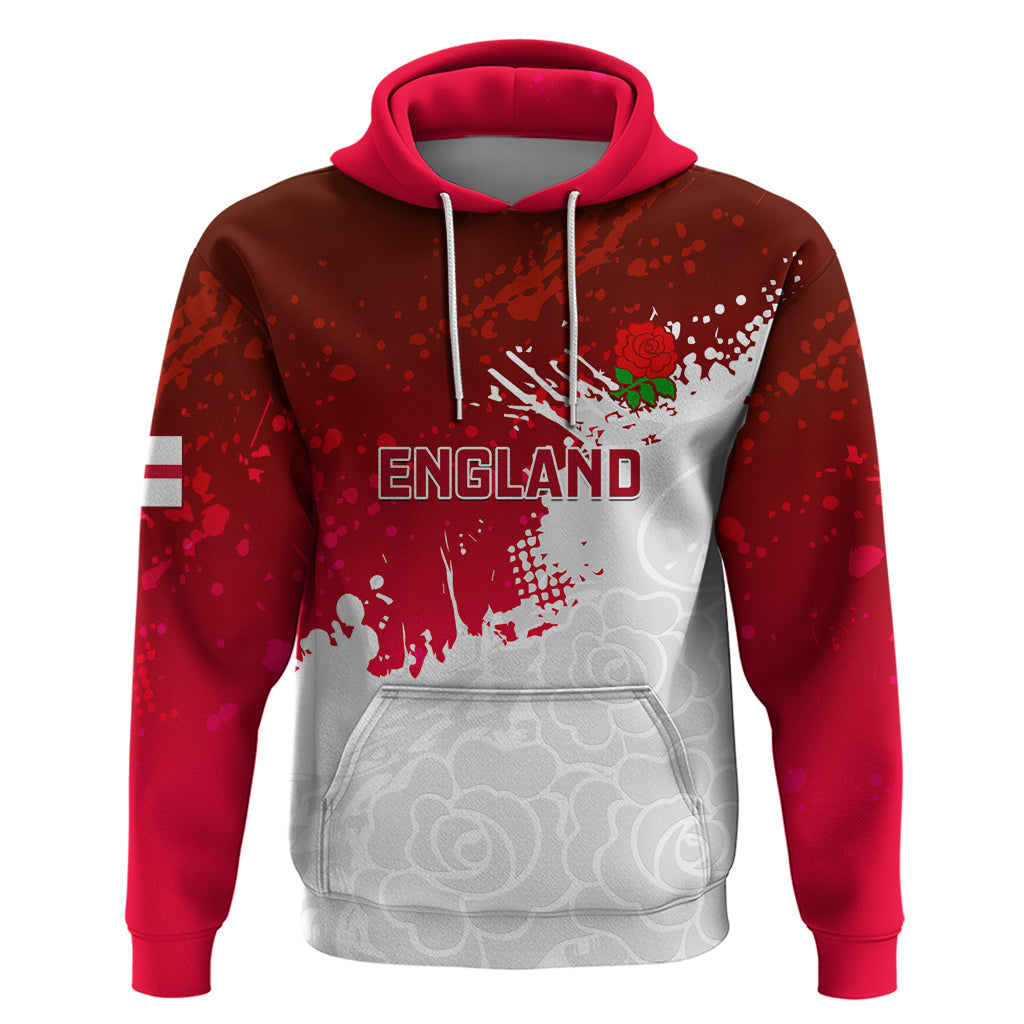 England Rugby Hoodie 2023 Go Champions World Cup Red Rose - Wonder Print Shop