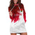 England Rugby Hoodie Dress 2023 Go Champions World Cup Red Rose - Wonder Print Shop