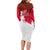 England Rugby Long Sleeve Bodycon Dress 2023 Go Champions World Cup Red Rose - Wonder Print Shop