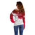 England Rugby Off Shoulder Sweater 2023 Go Champions World Cup Red Rose - Wonder Print Shop