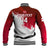 Custom England Rugby Baseball Jacket 2023 Go Champions World Cup Red Rose - Wonder Print Shop