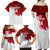 Custom England Rugby Family Matching Off Shoulder Maxi Dress and Hawaiian Shirt 2023 Go Champions World Cup Red Rose - Wonder Print Shop