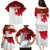 Custom England Rugby Family Matching Puletasi Dress and Hawaiian Shirt 2023 Go Champions World Cup Red Rose - Wonder Print Shop