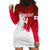 Custom England Rugby Hoodie Dress 2023 Go Champions World Cup Red Rose - Wonder Print Shop