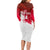 Custom England Rugby Long Sleeve Bodycon Dress 2023 Go Champions World Cup Red Rose - Wonder Print Shop