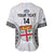 Custom Fiji Rugby Baseball Jersey 2023 Go Champions World Cup Fijian Tapa Pattern - Wonder Print Shop