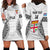 Custom Fiji Rugby Hoodie Dress 2023 Go Champions World Cup Fijian Tapa Pattern - Wonder Print Shop