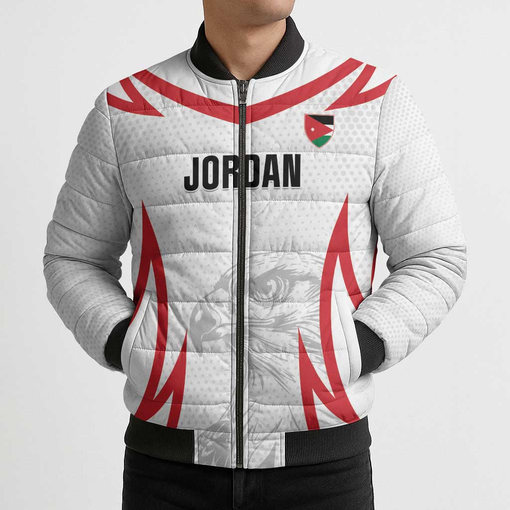 Jordan Football Custom Bomber Puffer Jacket Go The Chivalrous Ones - Wonder Print Shop