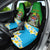 Personalised Tanzania Independence Day Car Seat Cover Heri ya Siku ya Uhuru African Pattern - Wonder Print Shop