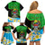 Personalised Tanzania Independence Day Family Matching Off Shoulder Short Dress and Hawaiian Shirt Heri ya Siku ya Uhuru African Pattern - Wonder Print Shop