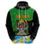 Personalised Tanzania Independence Day Hoodie Heri ya Siku ya Uhuru African Pattern - Wonder Print Shop