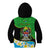 Personalised Tanzania Independence Day Kid Hoodie Heri ya Siku ya Uhuru African Pattern - Wonder Print Shop