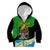 Personalised Tanzania Independence Day Kid Hoodie Heri ya Siku ya Uhuru African Pattern - Wonder Print Shop