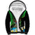 Personalised Tanzania Independence Day Sherpa Hoodie Heri ya Siku ya Uhuru African Pattern - Wonder Print Shop