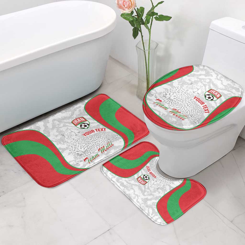 Iran Football Custom Bathroom Set Come On Team Melli Cheetah - Wonder Print Shop