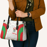 Iran Football Custom Leather Bag Come On Team Melli Cheetah - Wonder Print Shop