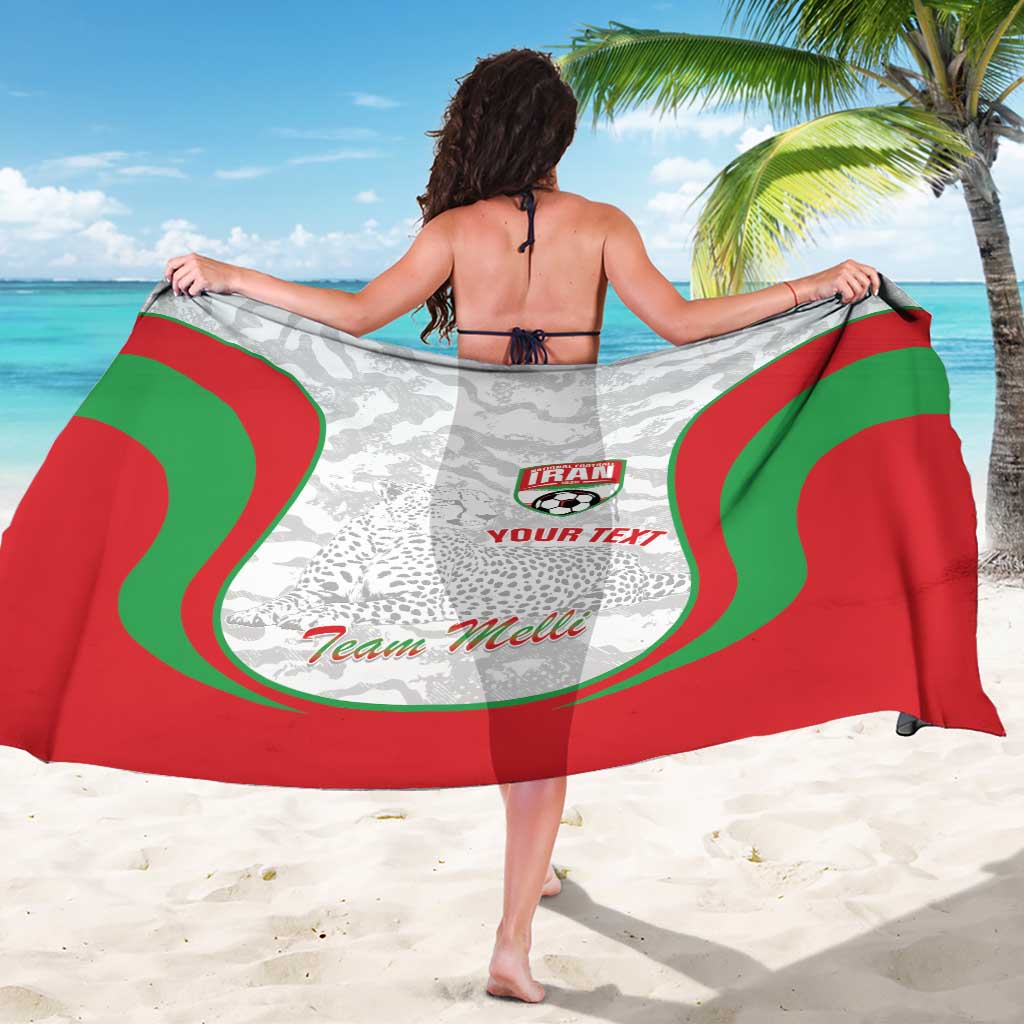 Iran Football Custom Sarong Come On Team Melli Cheetah - Wonder Print Shop