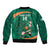 Custom Ireland Rugby Sevens Bomber Jacket Go Champions Irish Shamrock - Wonder Print Shop