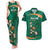 Custom Ireland Rugby Sevens Couples Matching Tank Maxi Dress and Hawaiian Shirt Go Champions Irish Shamrock