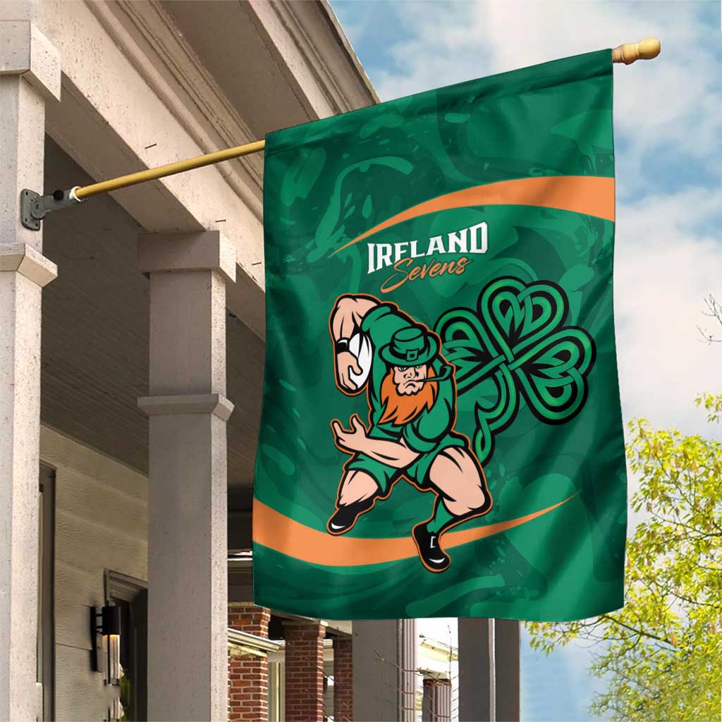 Ireland Rugby Sevens Garden Flag Go Champions Irish Shamrock