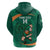 Custom Ireland Rugby Sevens Hoodie Go Champions Irish Shamrock - Wonder Print Shop