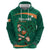 Custom Ireland Rugby Sevens Hoodie Go Champions Irish Shamrock - Wonder Print Shop